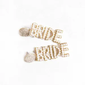 Beaded Bride Earrings