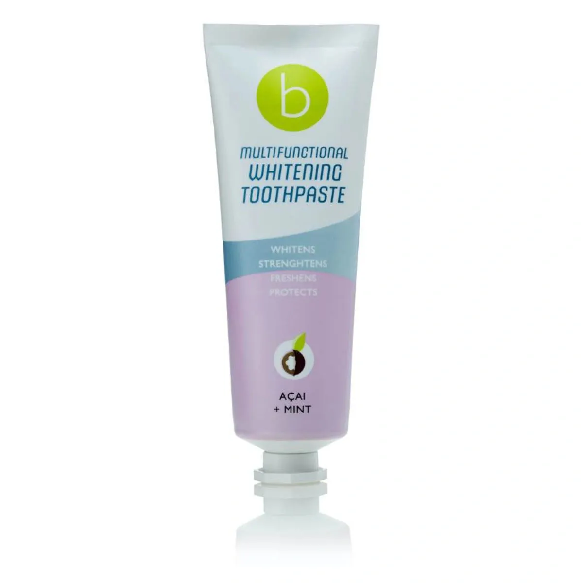 BECONFIDENT Multifunctional Whitening hammastahna Acai   Mint 75 ml