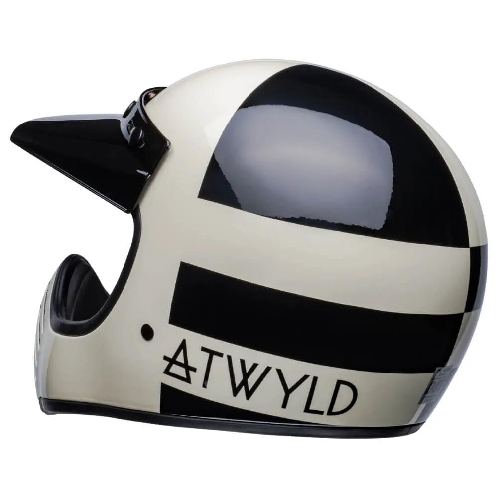 Bell Moto 3 Helmet ATWYLD Orbit White / Black