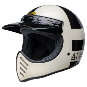 Bell Moto 3 Helmet ATWYLD Orbit White / Black