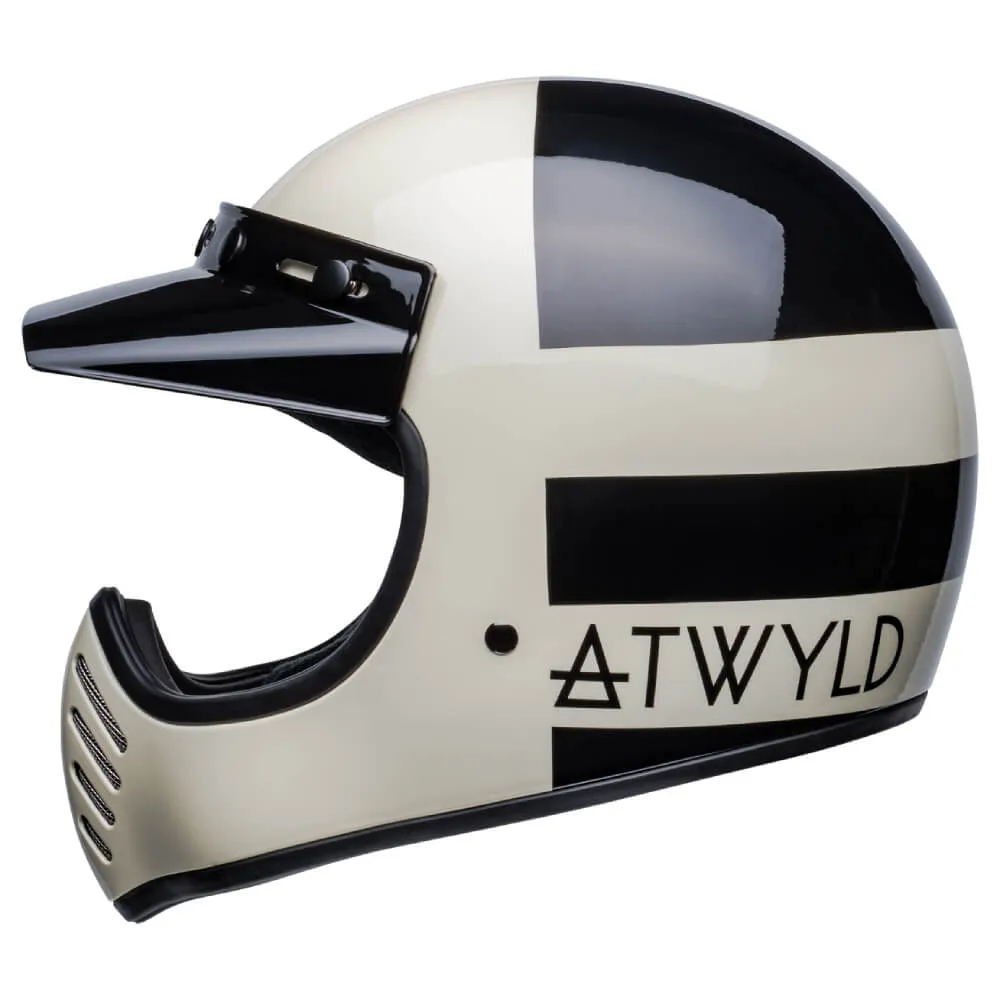 Bell Moto 3 Helmet ATWYLD Orbit White / Black