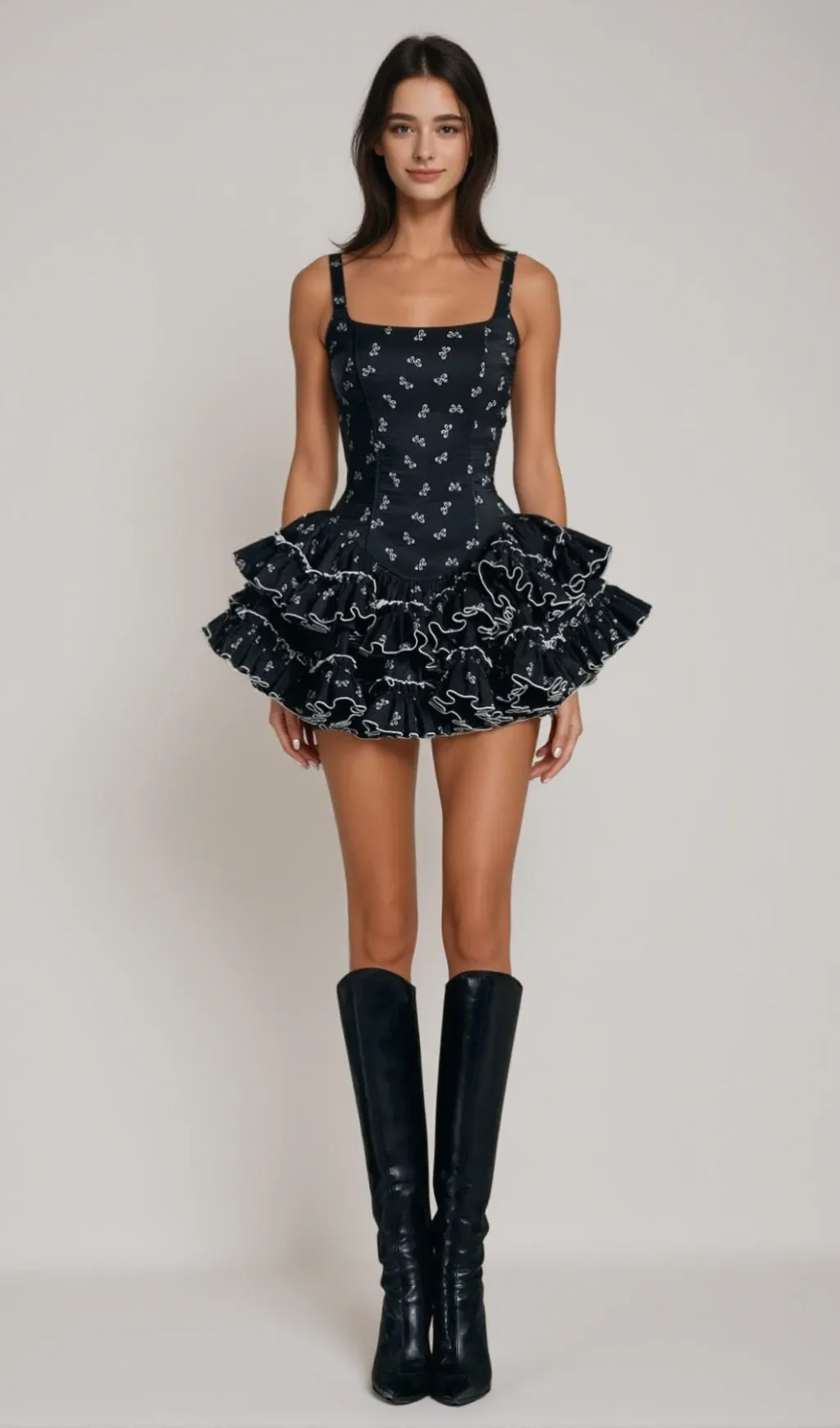 Berkeley Ruffle Mini Dress