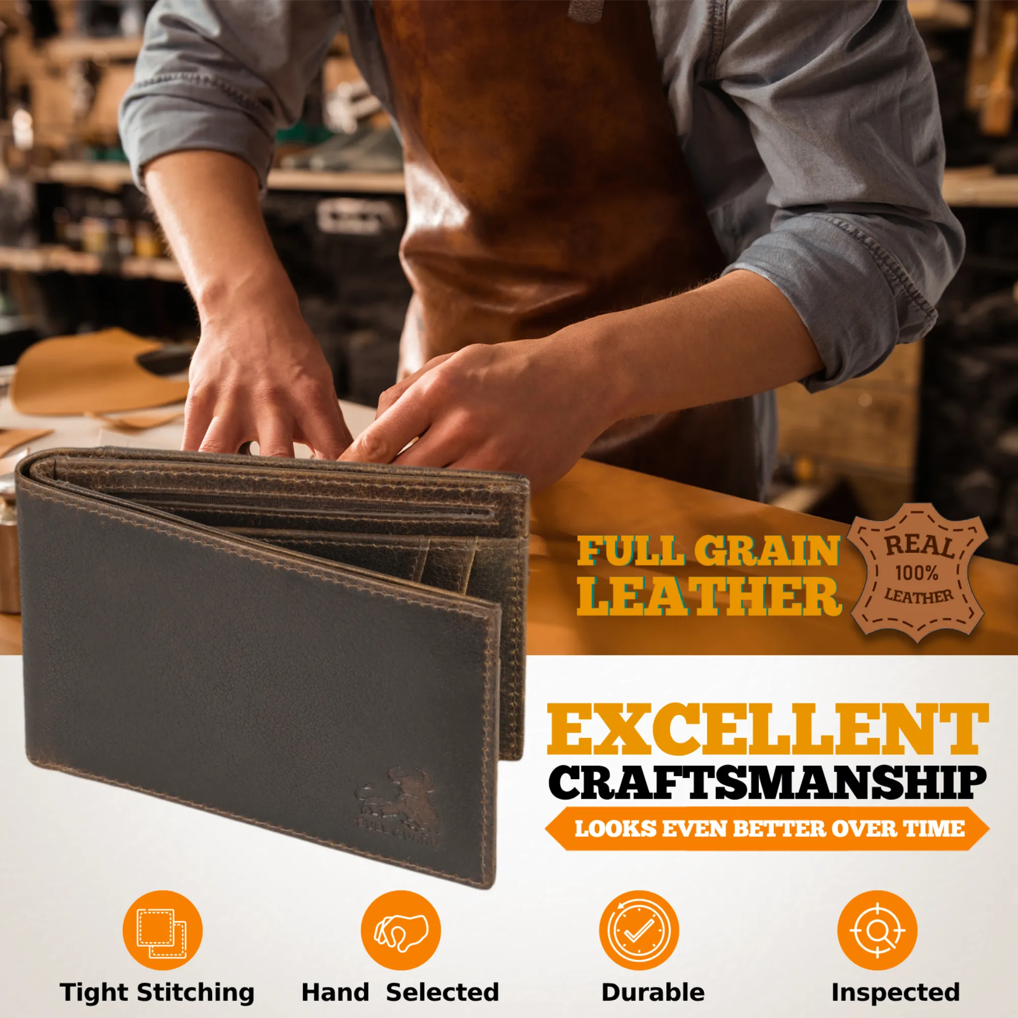 Bifold Slim with or without Airtag