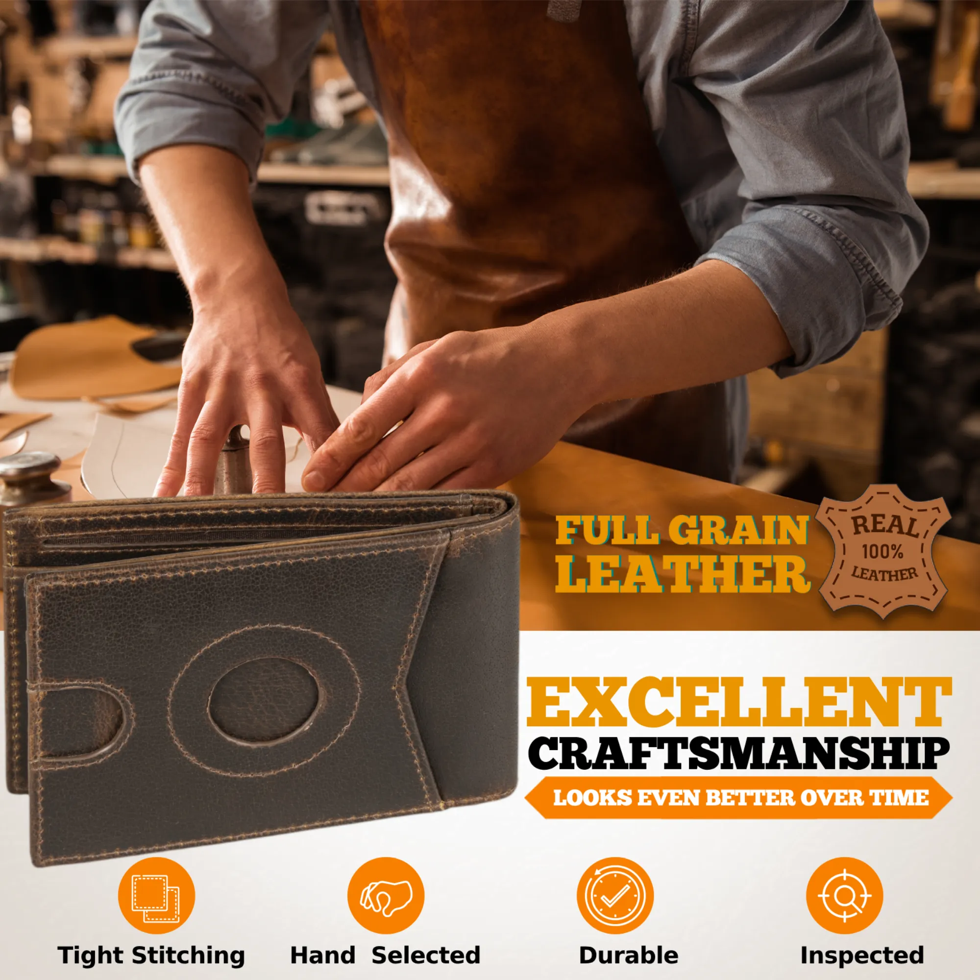 Bifold Slim with or without Airtag