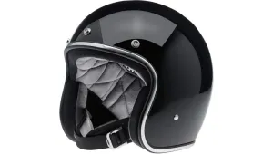 BILTWELL Bonanza Helmet - Gloss Black