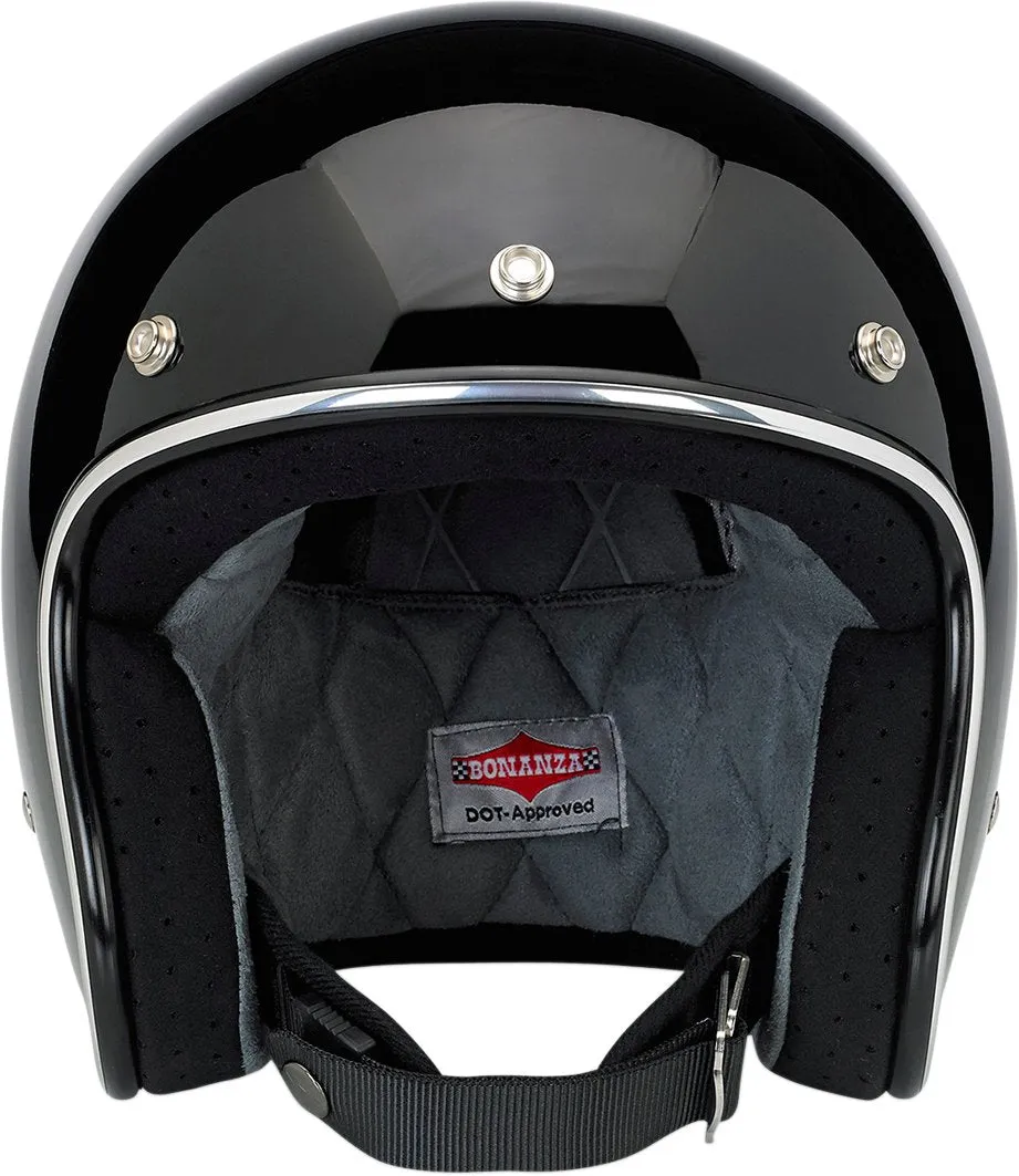 BILTWELL Bonanza Helmet - Gloss Black