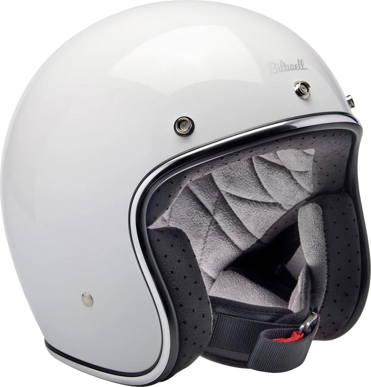 BILTWELL Bonanza Helmet - Gloss White
