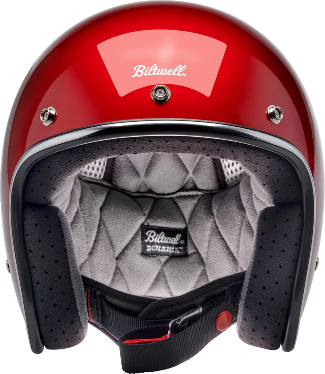 BILTWELL Bonanza Helmet - Metallic Cherry Red