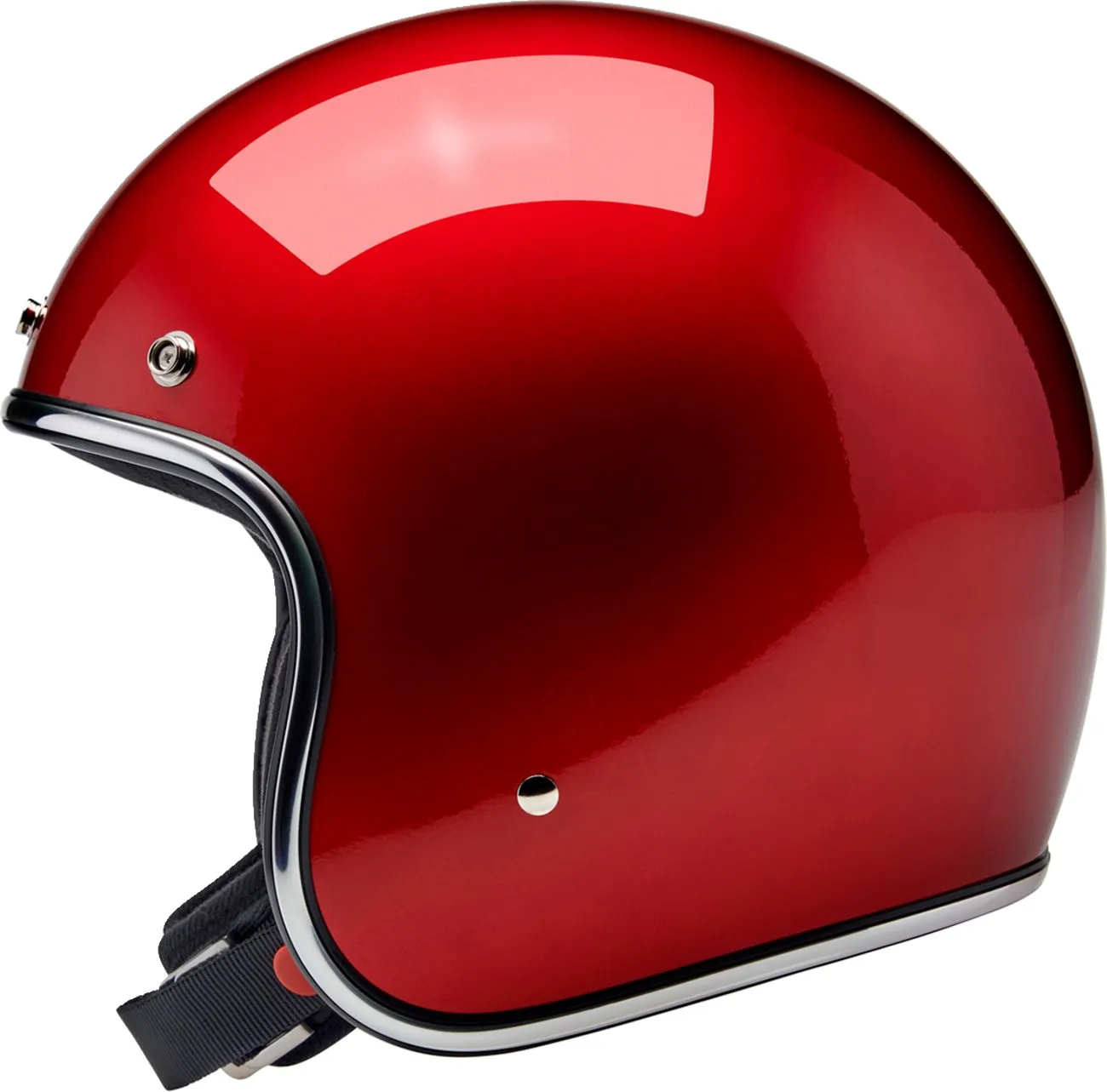 BILTWELL Bonanza Helmet - Metallic Cherry Red