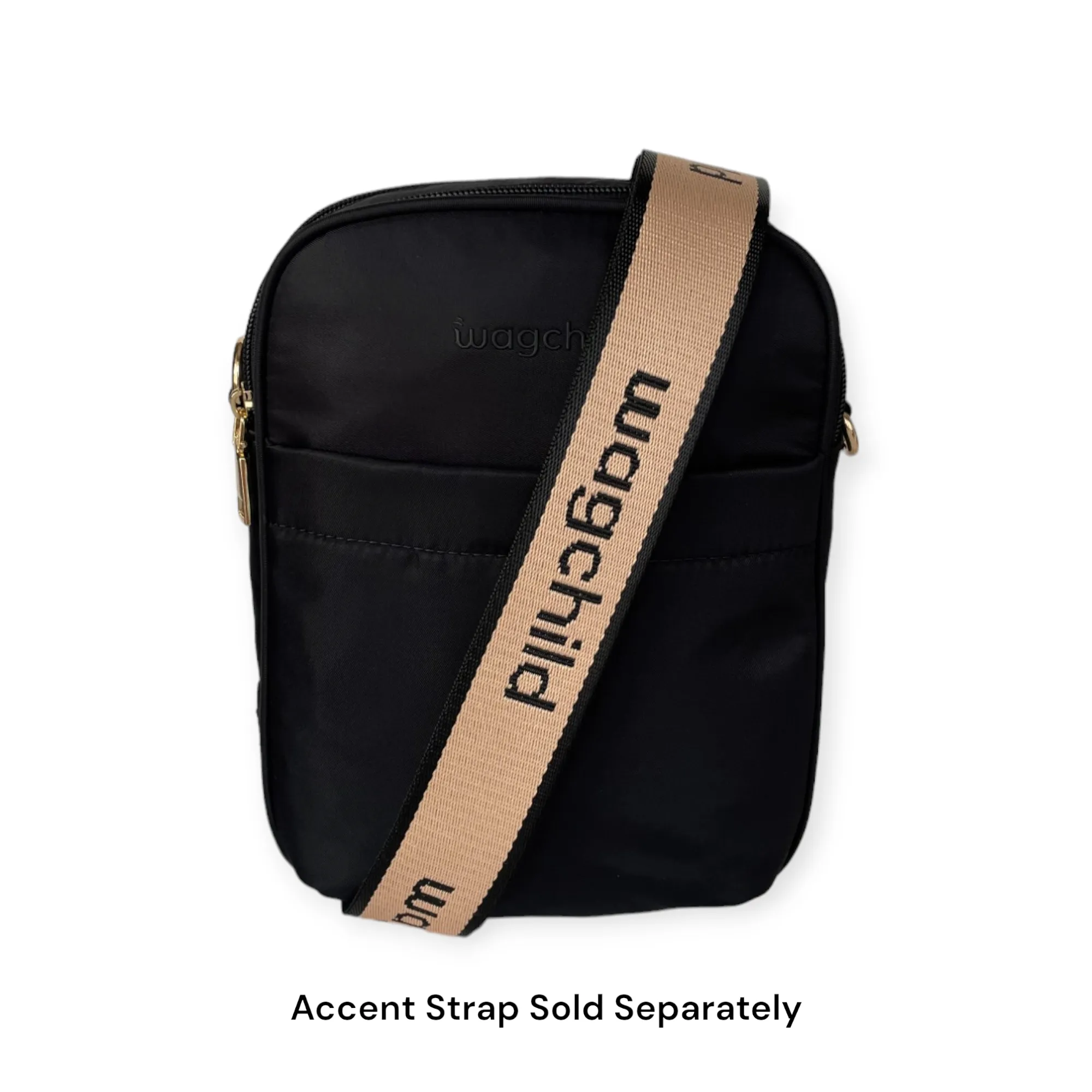 Black Crossbody Dog Walking Bag