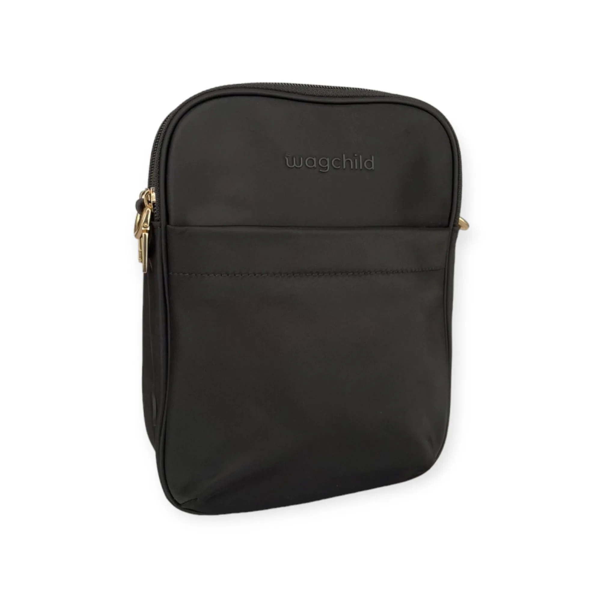 Black Crossbody Dog Walking Bag