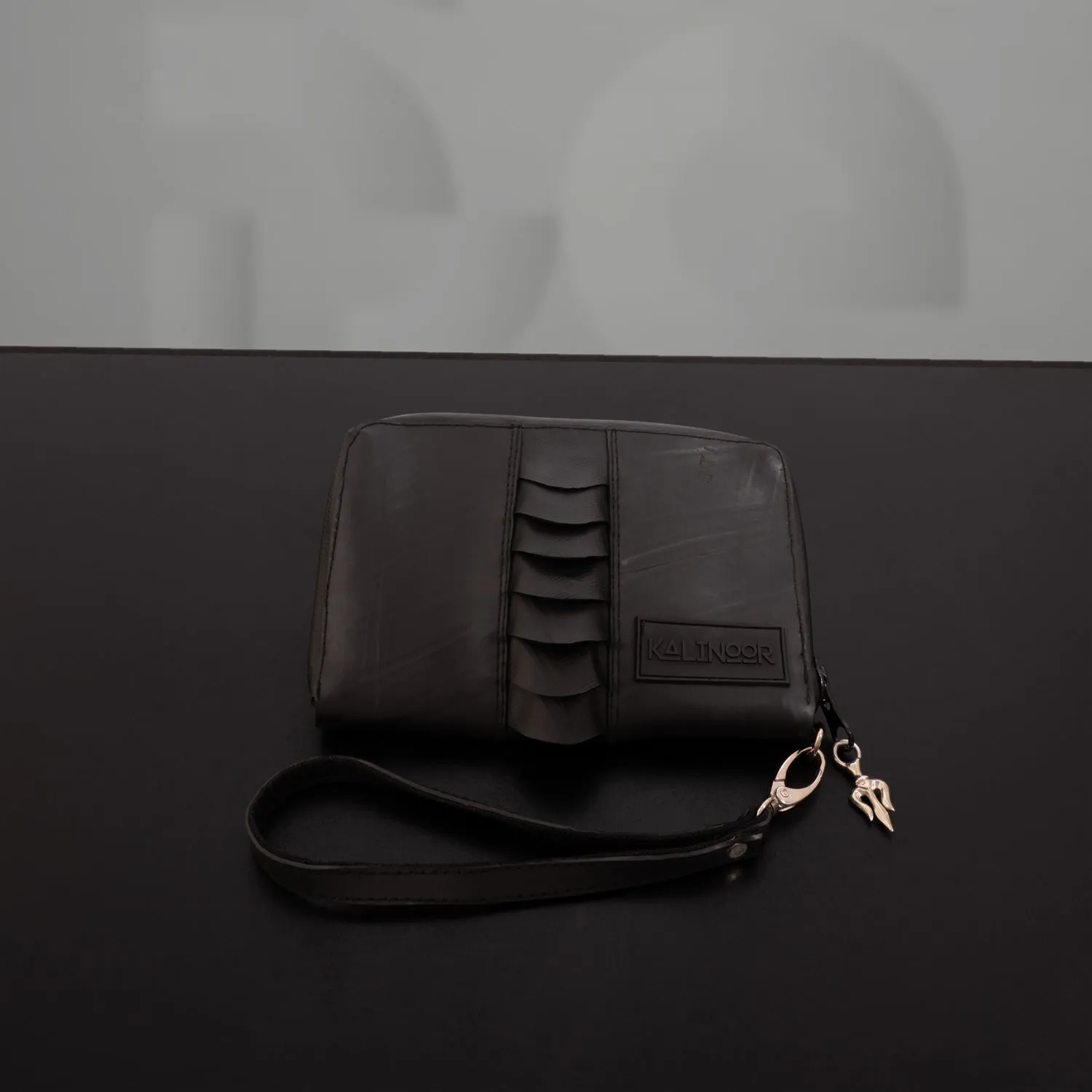 Black Vegan Leather Wallet