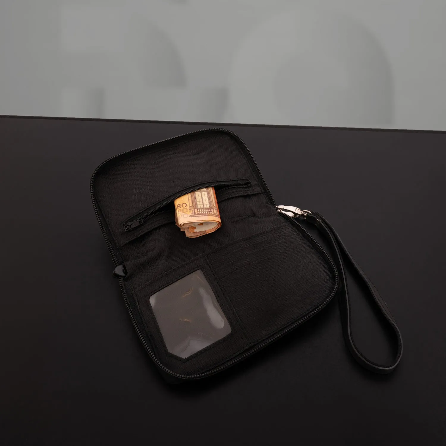 Black Vegan Leather Wallet