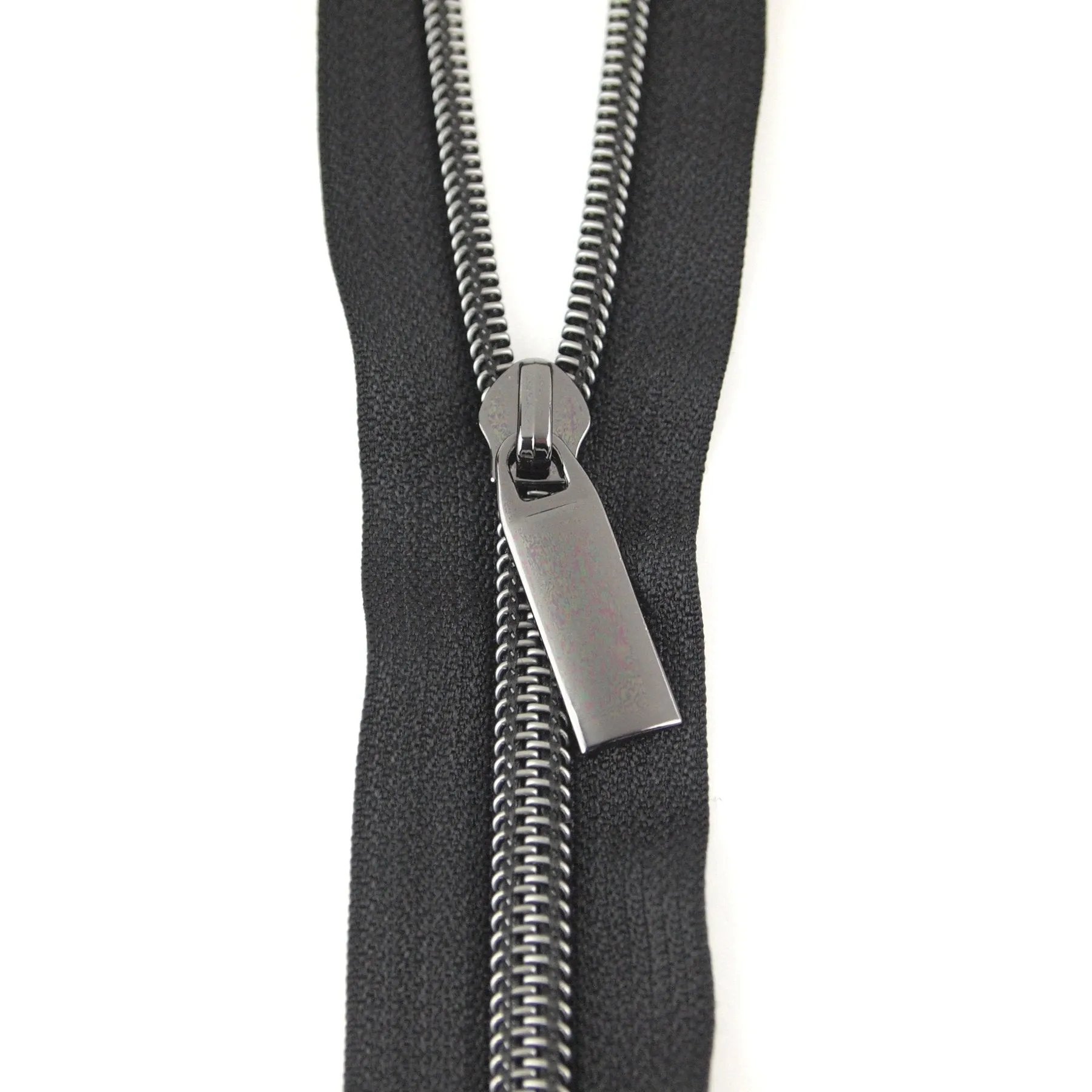 Black Zippers by the yard
