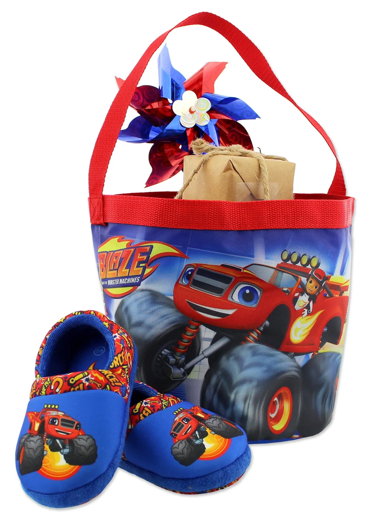 Blaze and the Monster Machines Collapsible Bucket Tote Bag