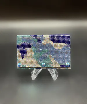 Blue AB Camo Card Holder