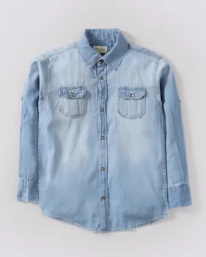 Blue Denim Shirt
