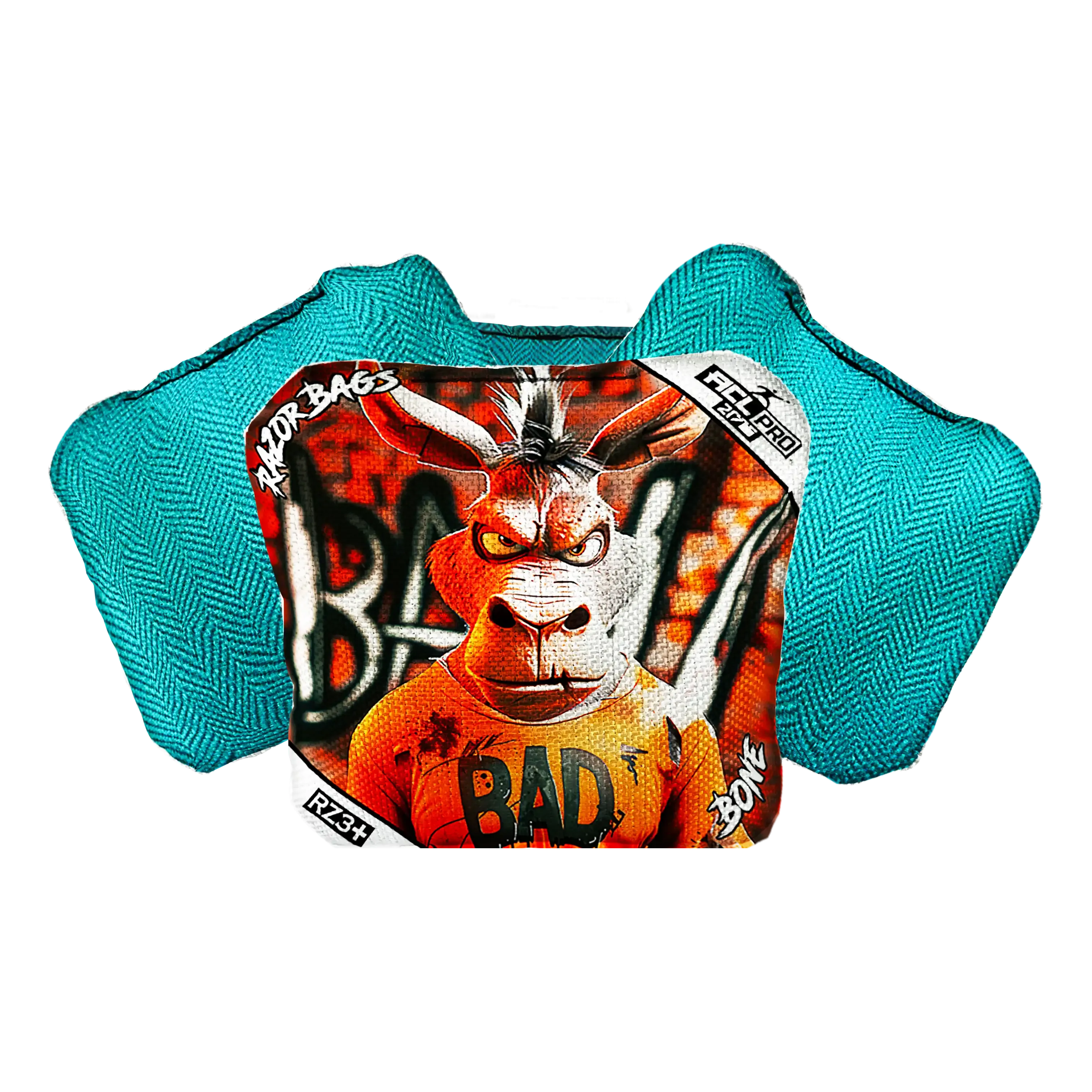 Bone | Bad A Graffiti | ACL PRO Razor Cornhole Bags
