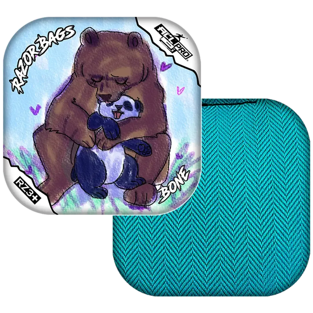 Bone | Bear Hug | ACL PRO Razor Cornhole Bags