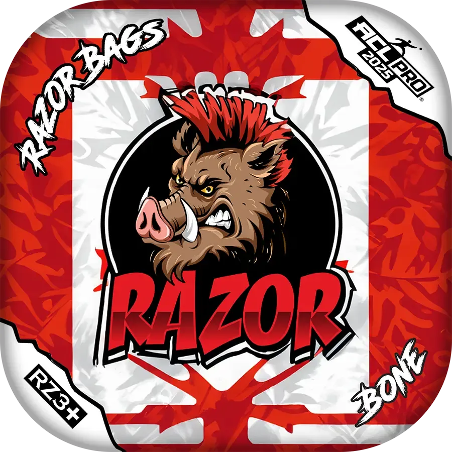 Bone | Boxed | ACL PRO Razor Cornhole Bags