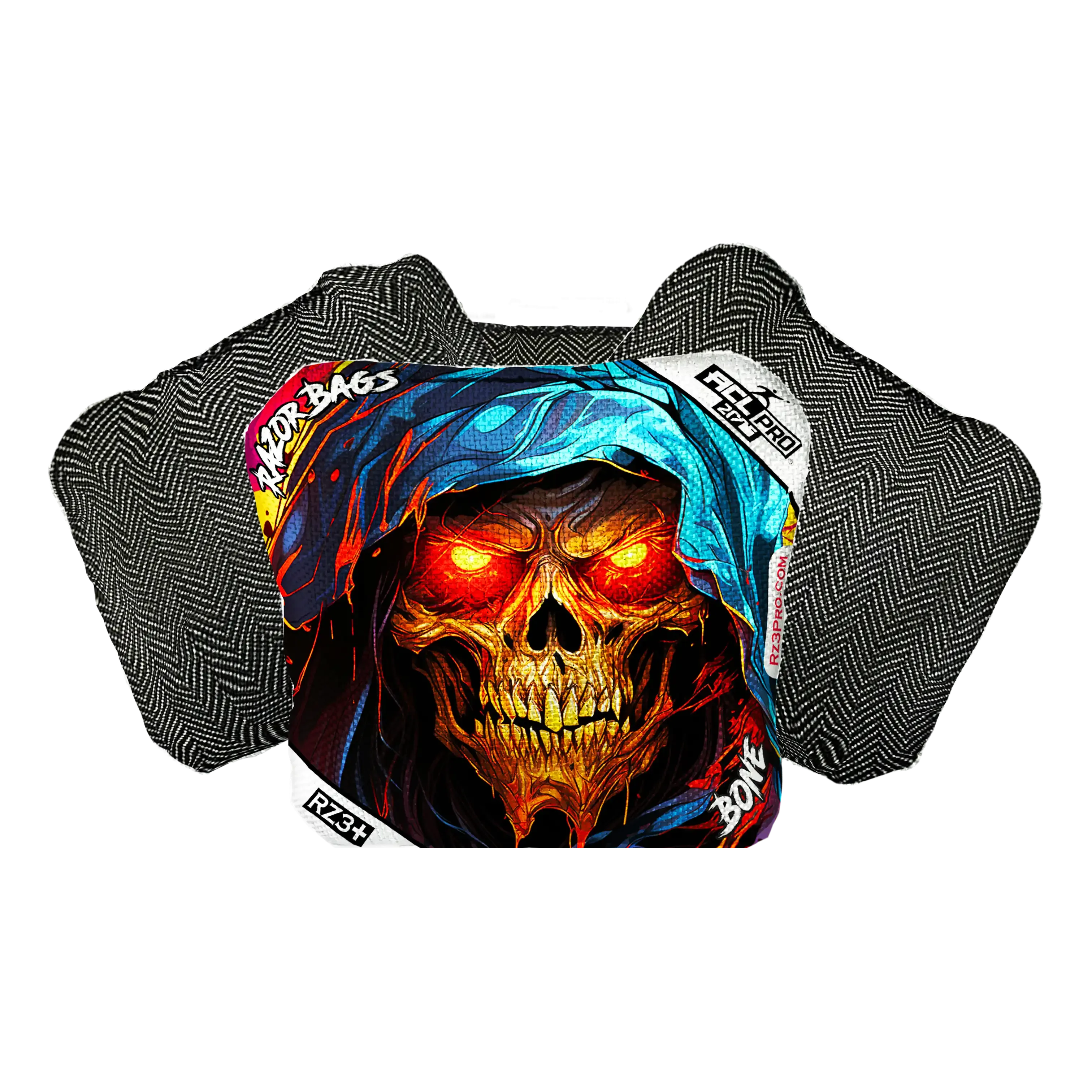 Bone | Grim Reaper | ACL PRO Razor Cornhole Bags