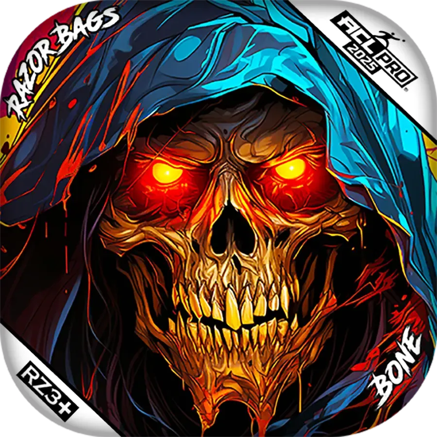 Bone | Grim Reaper | ACL PRO Razor Cornhole Bags