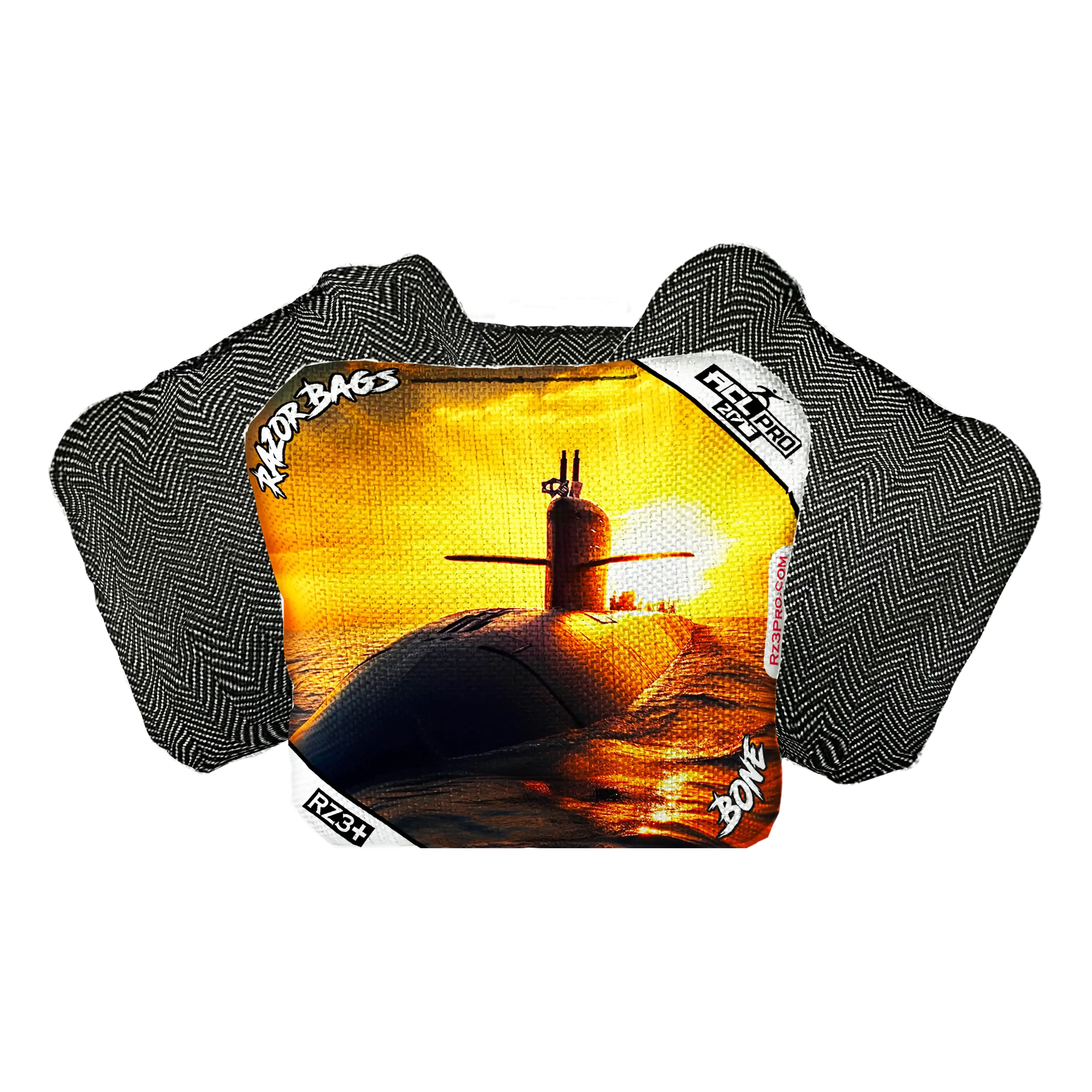 Bone | Hero Sub | ACL PRO Razor Cornhole Bags