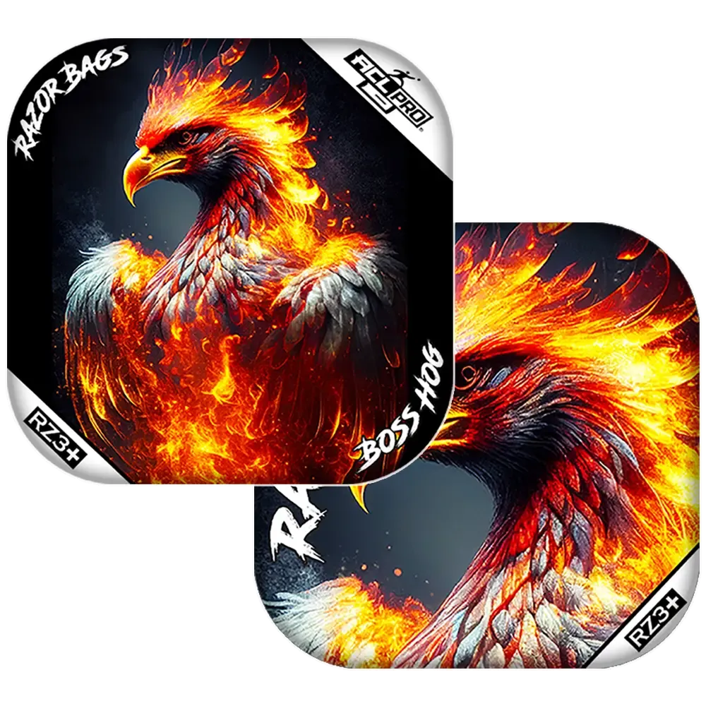 Boss Hog | Fire Phoenix | ACL PRO Razor Cornhole Bags