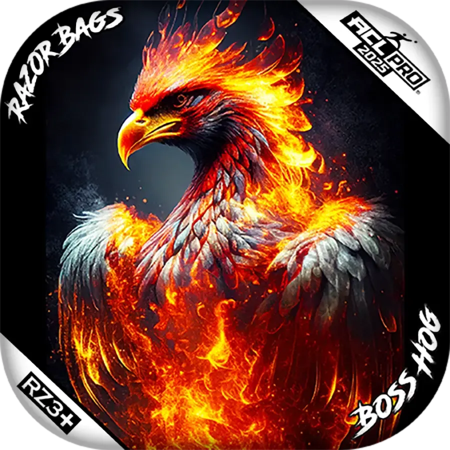 Boss Hog | Fire Phoenix | ACL PRO Razor Cornhole Bags