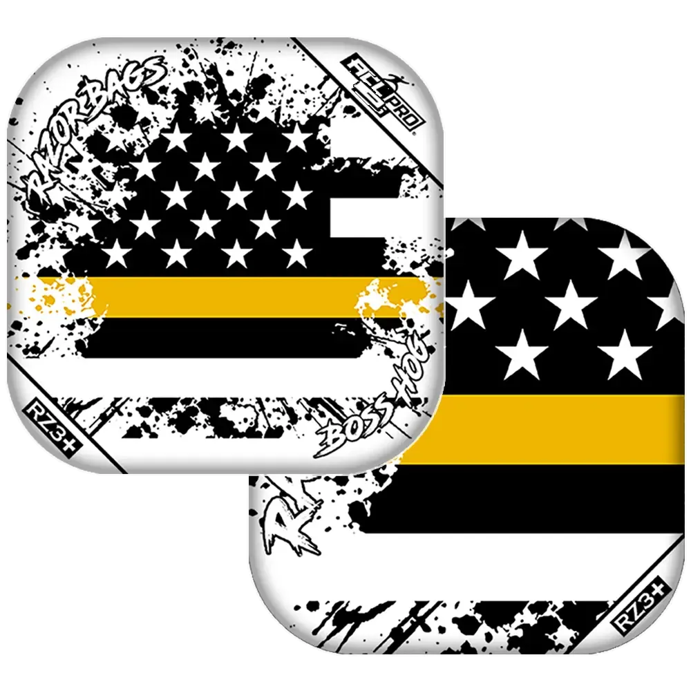 Boss Hog | Gold Line Flag | ACL PRO Razor Cornhole Bags
