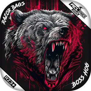 Boss Hog | Grizzly Black Series | ACL PRO Razor Cornhole Bags