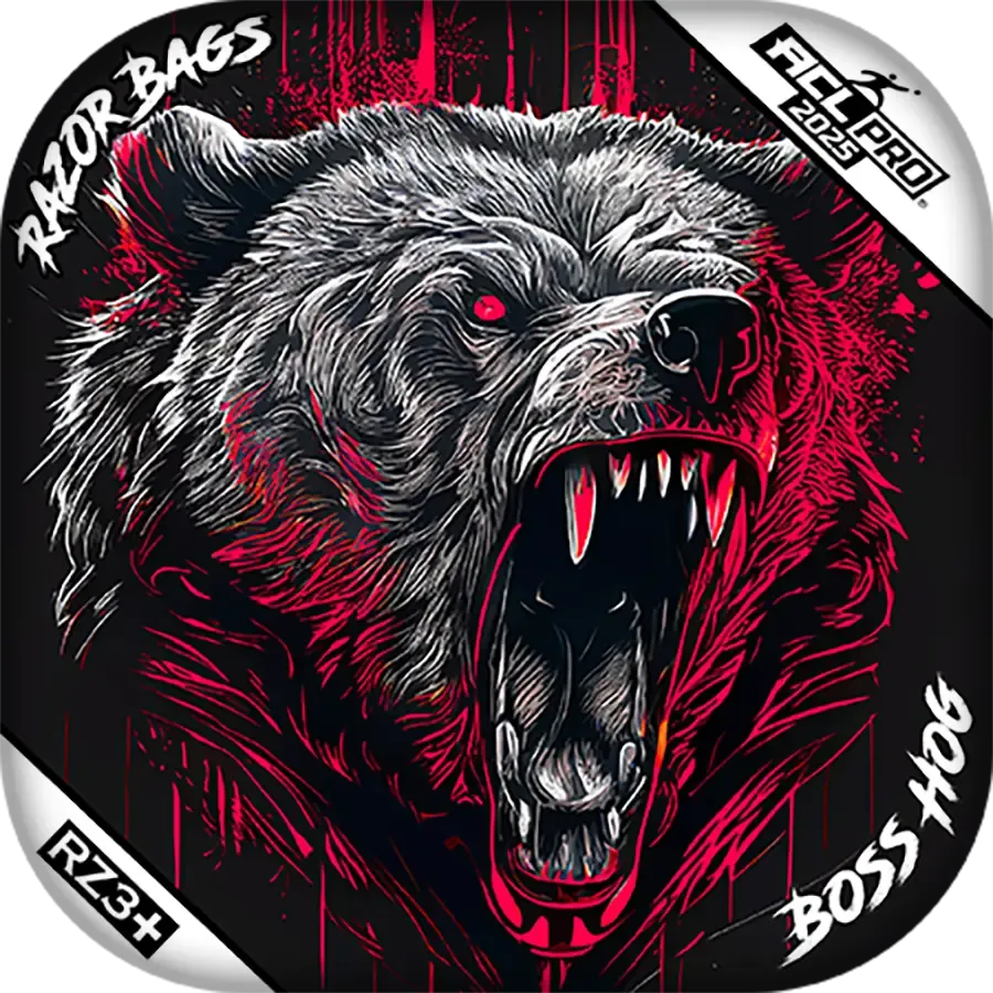 Boss Hog | Grizzly Black Series | ACL PRO Razor Cornhole Bags