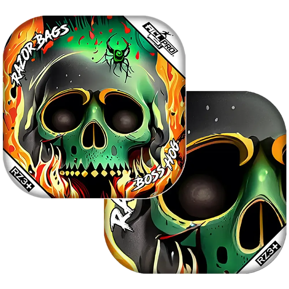 Boss Hog | Nuclear Skull | ACL PRO Razor Cornhole Bags