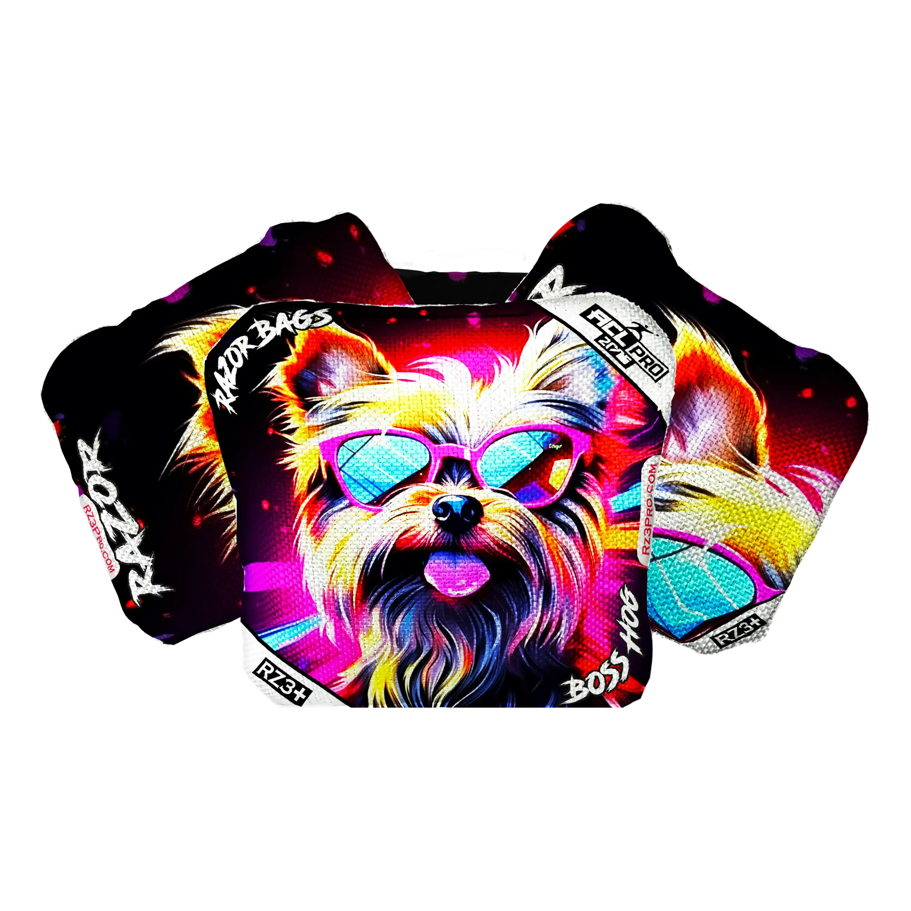 Boss Hog | Yorkie | ACL PRO Razor Cornhole Bags