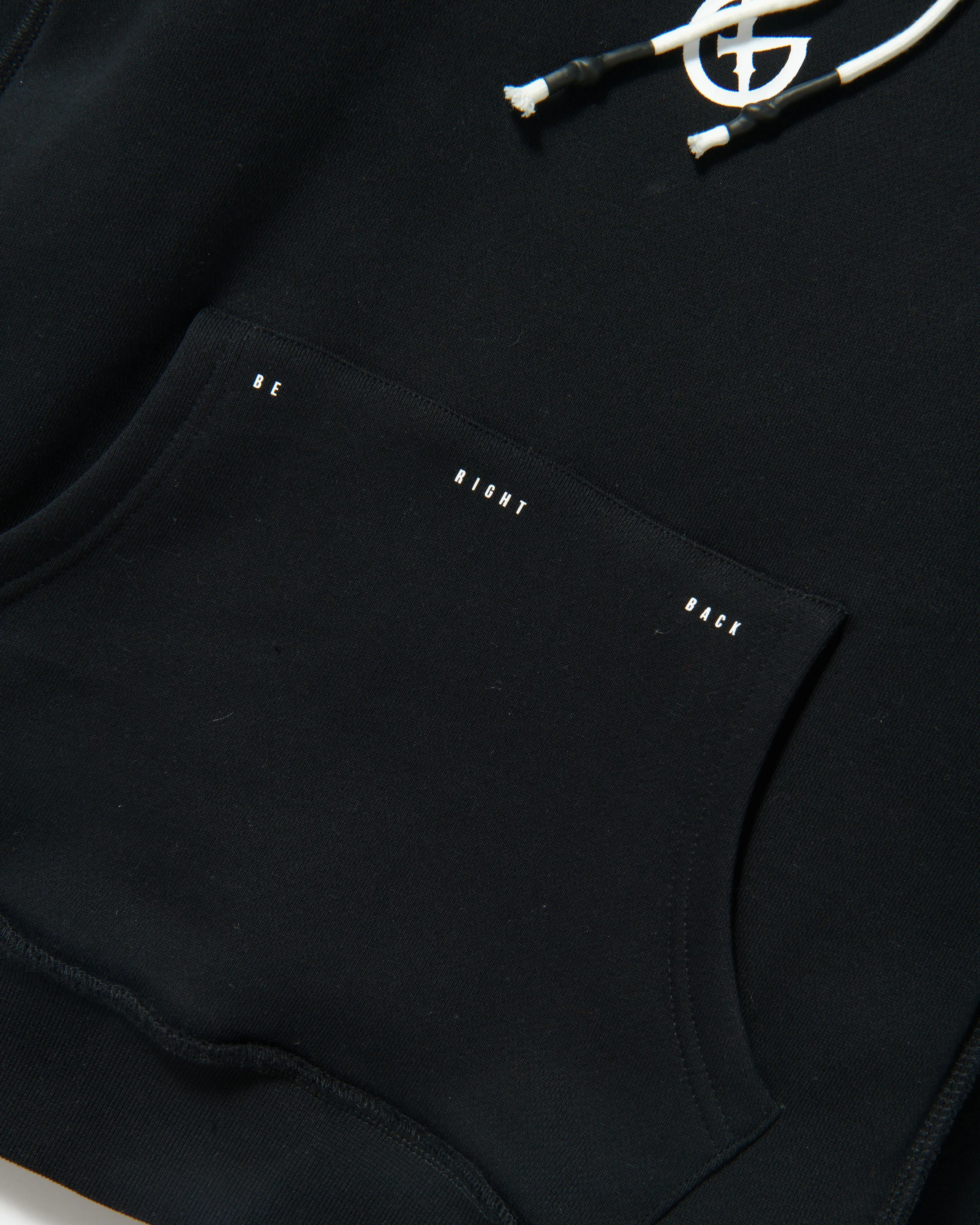 BRB HOODIE (JET BLACK)