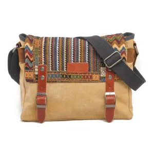 Brixton Messenger Shoulder HandBag- Khaki