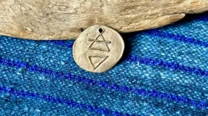 Bronze Pendant by Andrew Thornton - Air Over Water