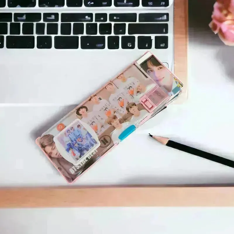 BTS Multi-purpose Magnetic Pencil Box
