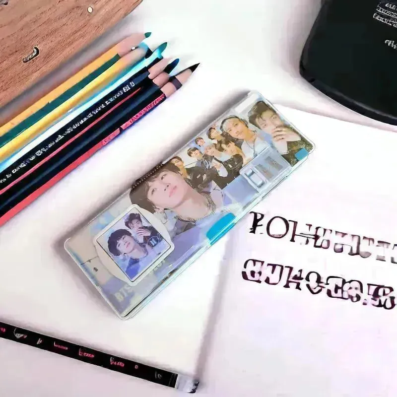 BTS Multi-purpose Magnetic Pencil Box