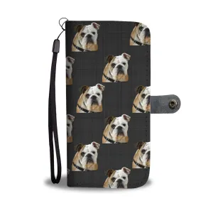 Bulldog Phone Case Wallet -English multi