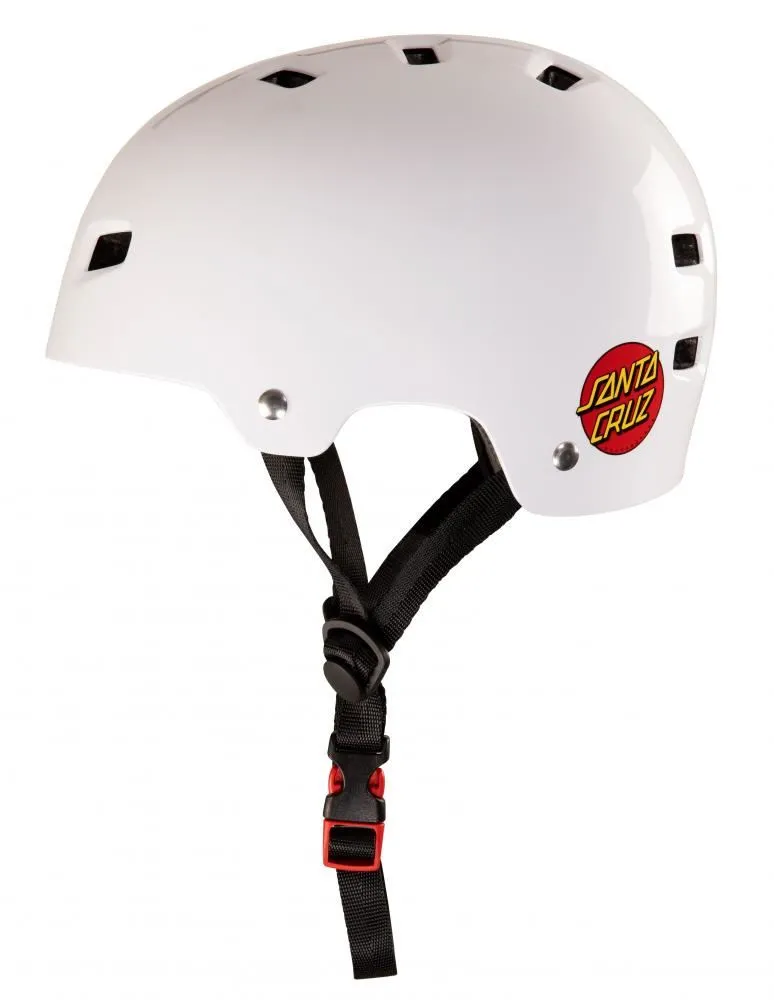 Bullet x Santa Cruz Helmet Slasher Youth - Gloss White