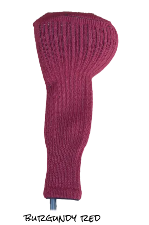 Burgundy Red Club Sock Golf Headcover