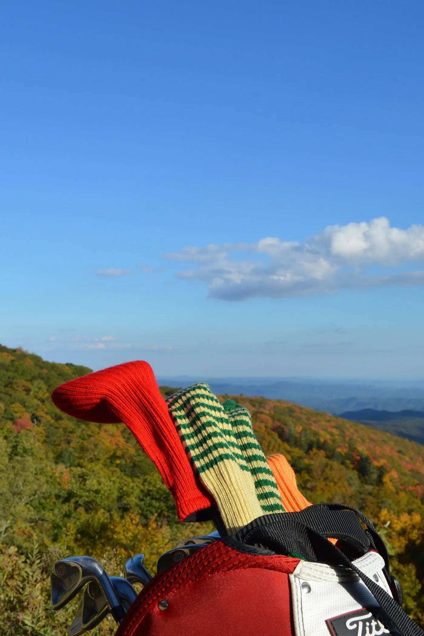 Burgundy Red Club Sock Golf Headcover