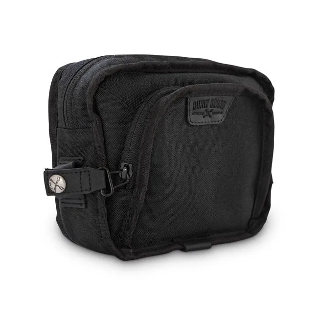 BURLY VOYAGER HANDLEBAR BAG, BLACK CORDURA