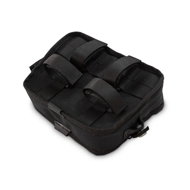 BURLY VOYAGER HANDLEBAR BAG, BLACK CORDURA