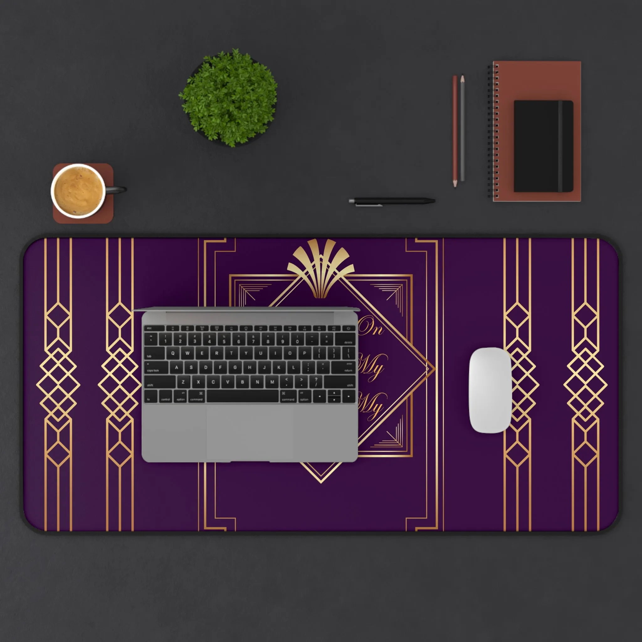 Business 2 (Purple) Desk Mat
