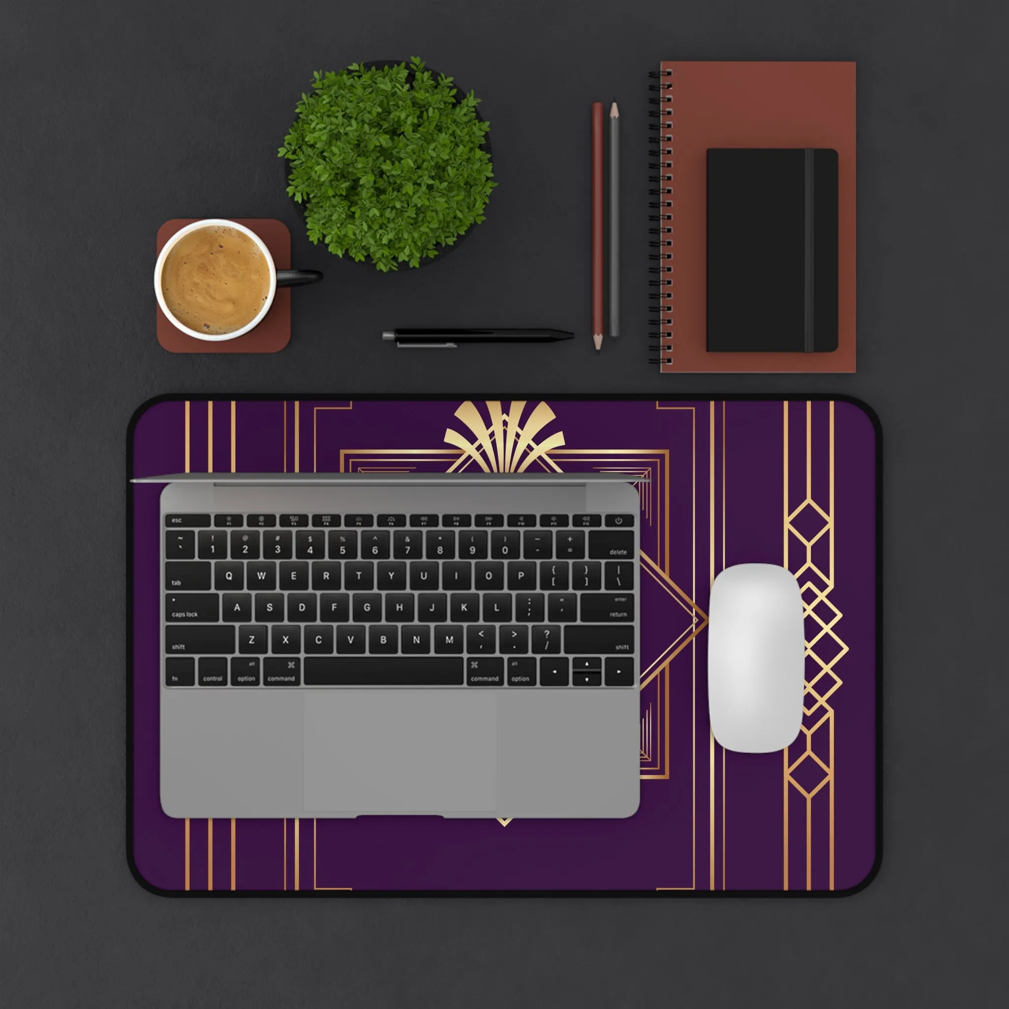 Business 2 (Purple) Desk Mat