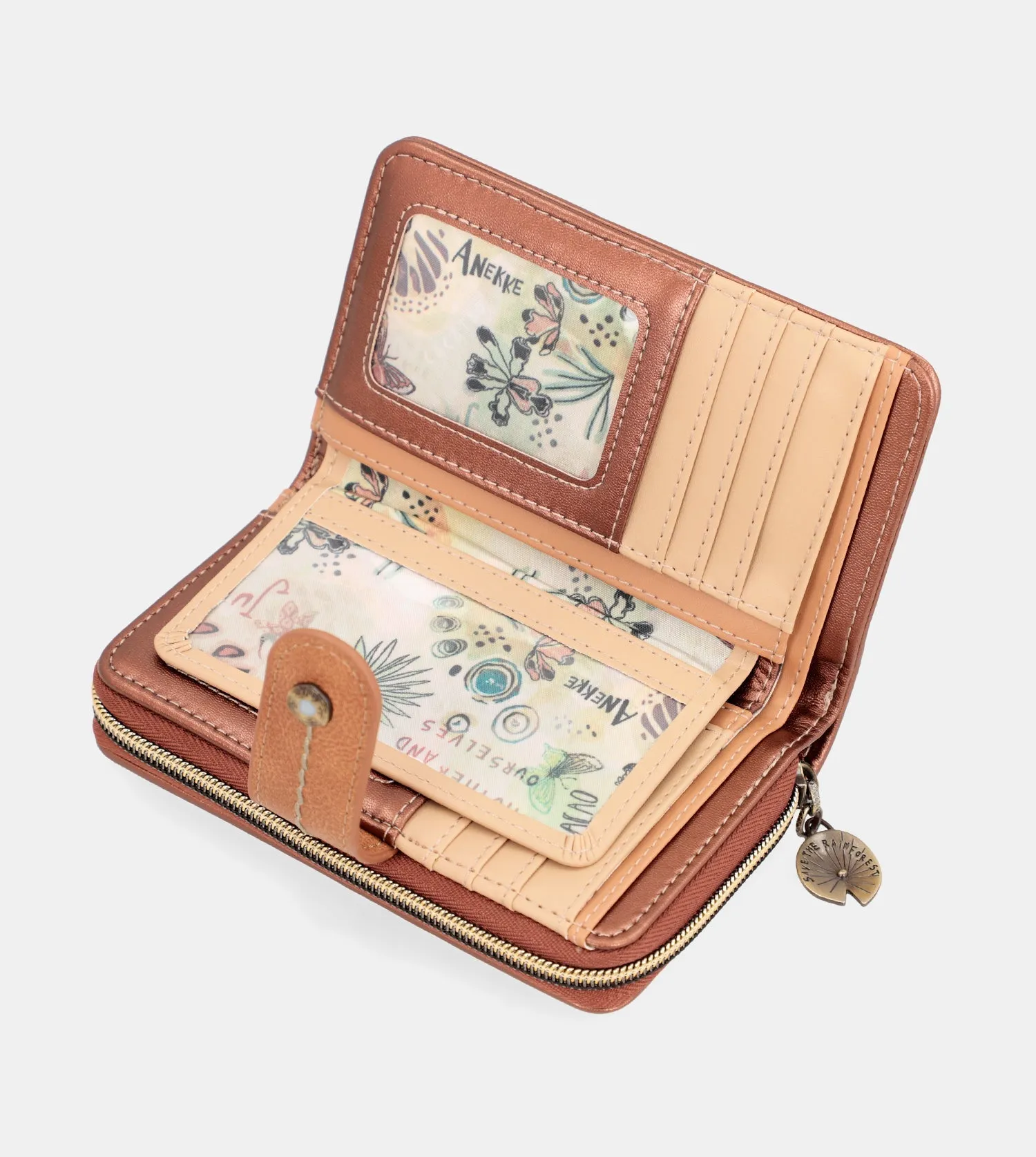 Butterfly medium RFID wallet