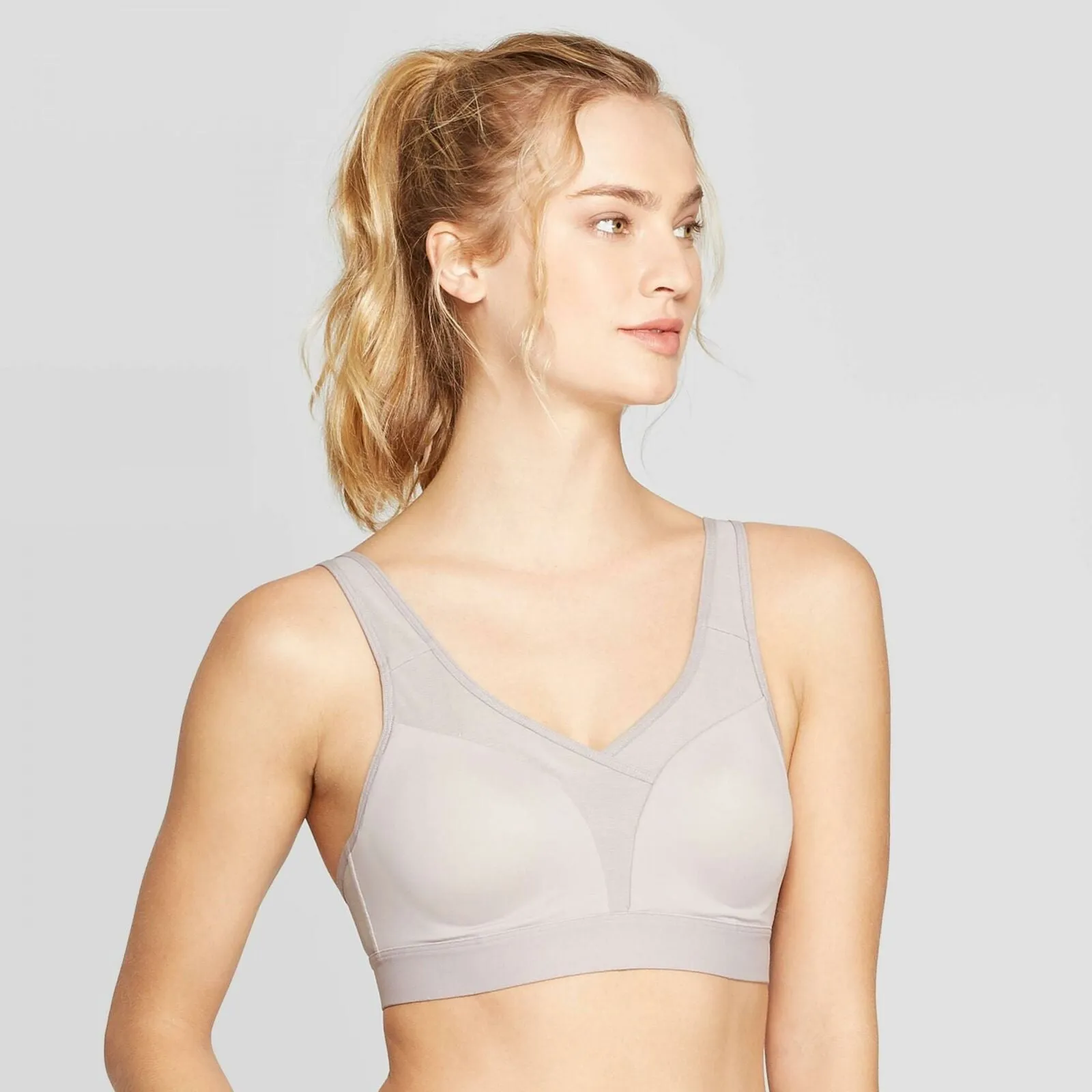 C9 Champion Women's Power Shape Max Duo Dry Bra Grey Coblestone 34D