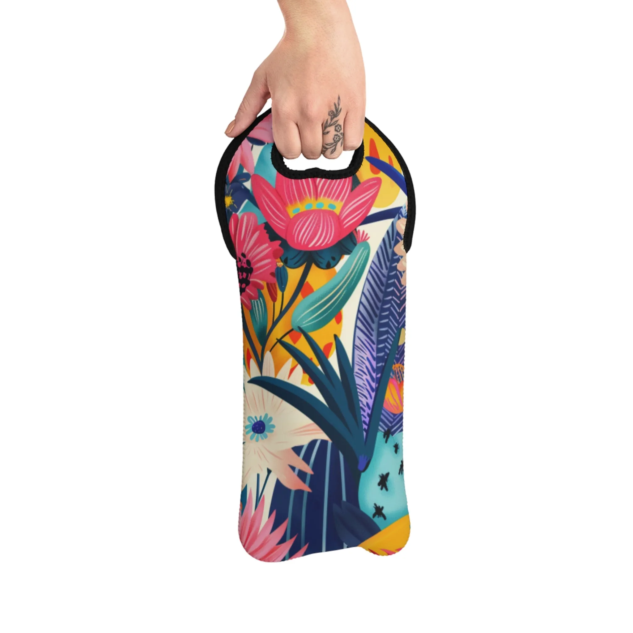 Cacti Many 1 Wine Tote Bag